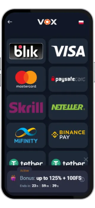 Vox Casino How To - Wpłać