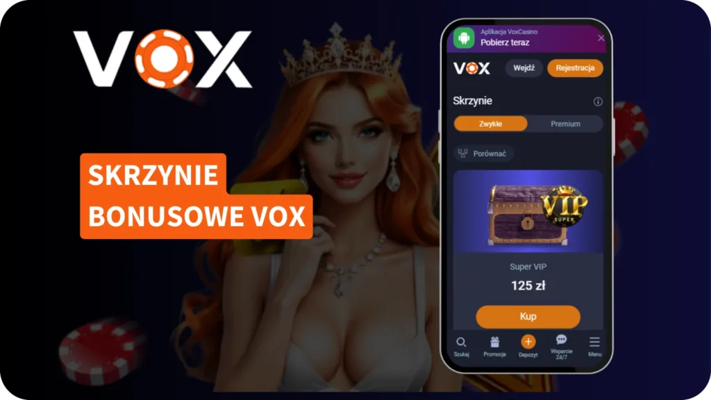 Vox Casino - Skrzynie bonusowe
